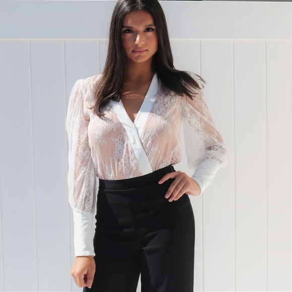 LACE BODYSUIT - Picture 7 of 8